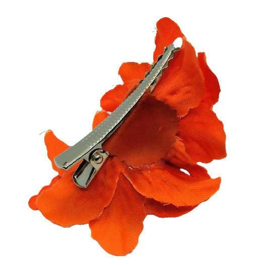 Orange Trendy Flower Brooch | Grocsy