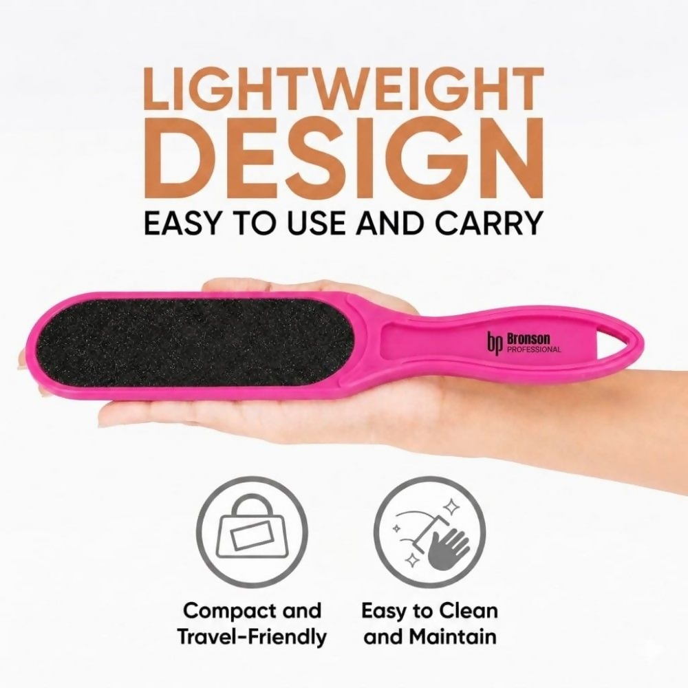 Bronson Professional Double Sided Emery Foot File Callus, Dead Skin Remover | Grocsy