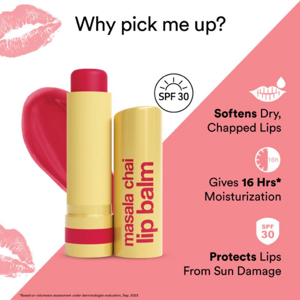 Wow Skin Science Masala Chai Lip Balm | Grocsy