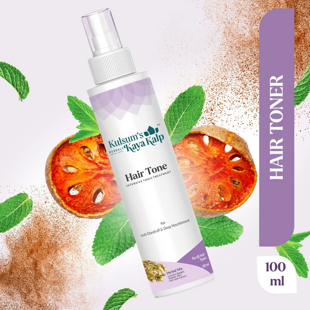 Kulsum's Kaya Kalp Hair Tone, Anti-Dandruff & Hair Fall Control, For All Hair Types | Grocsy