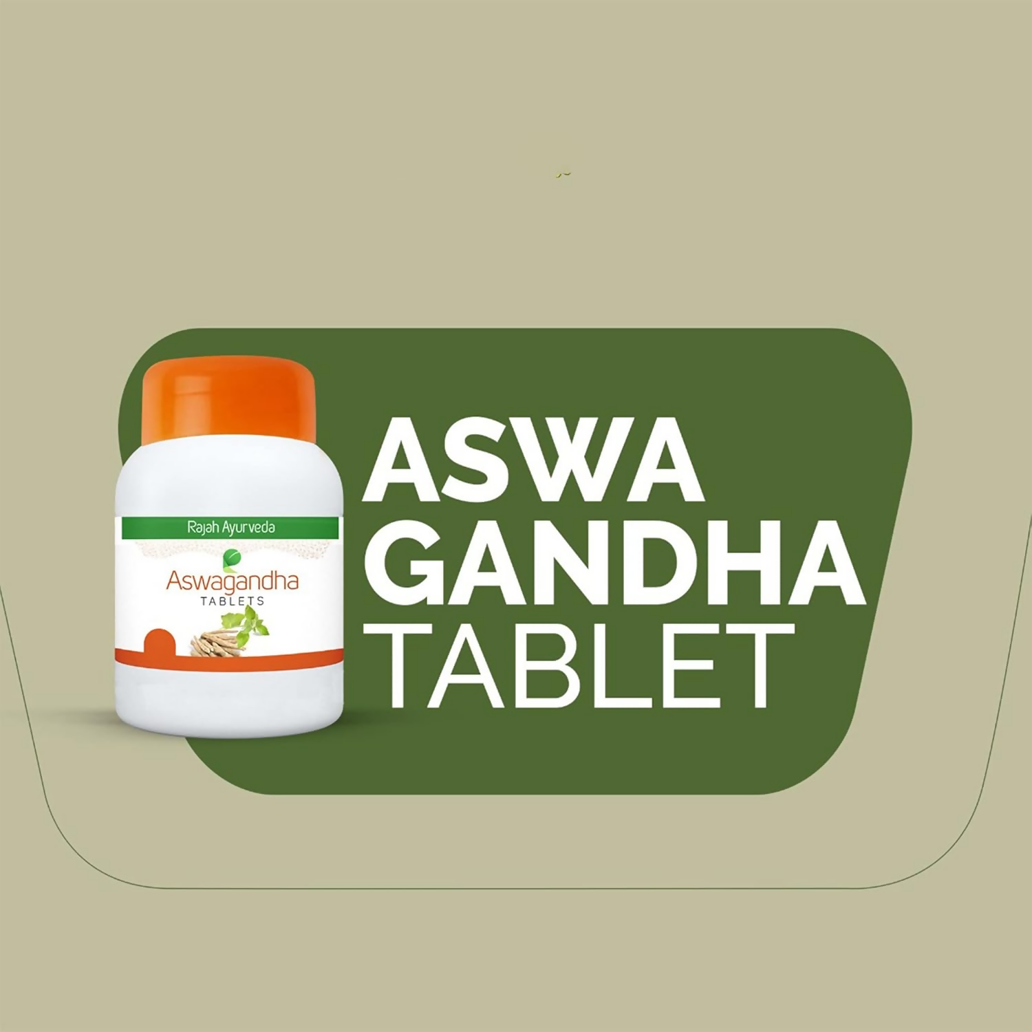 Rajah Ayurveda Ashwagandha Tablets | Grocsy