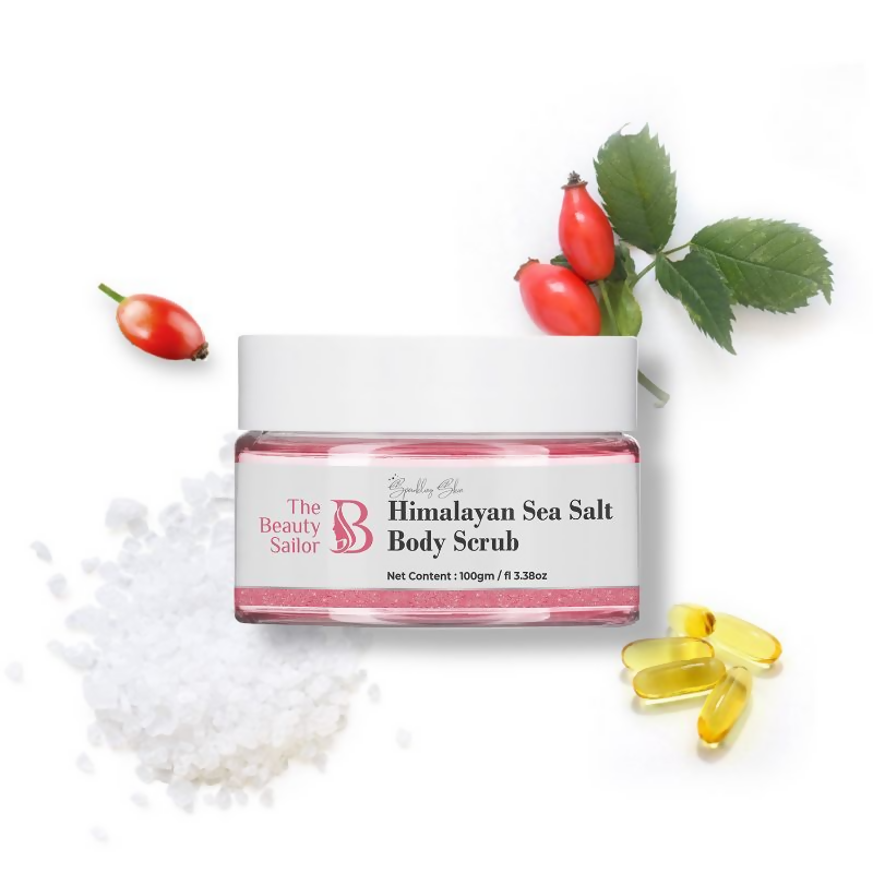 The Beauty Sailor Sparkling Skin Himalayan Sea Salt Body Scrub | Grocsy
