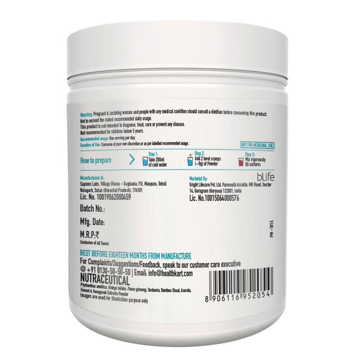 HK Vitals Plant Based Biotin Powder | Grocsy