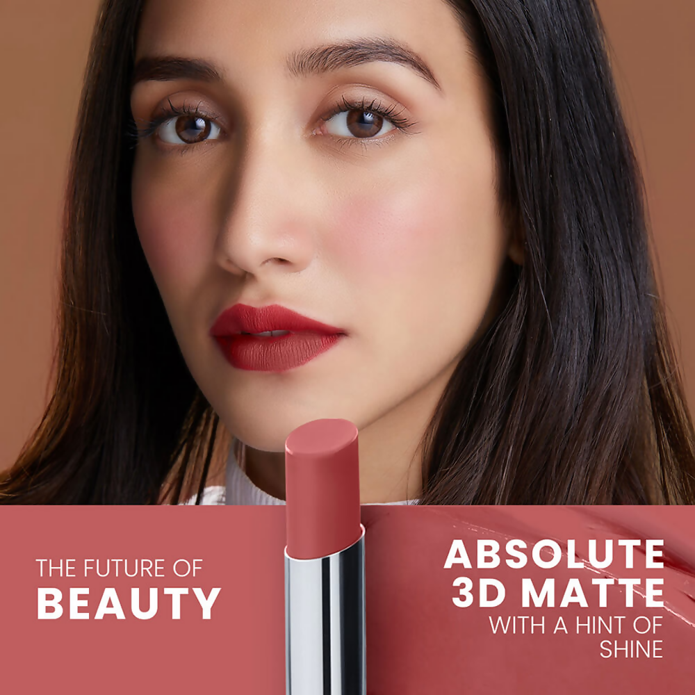 Lakme Unreal 3D Slim Bullet Lipstick, For Glamorous Lips With Added Dimension, Matte, Wine Flair | Grocsy