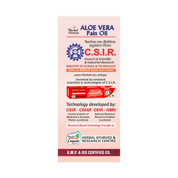 Herbal Canada Aloevera Pain Oil | Grocsy