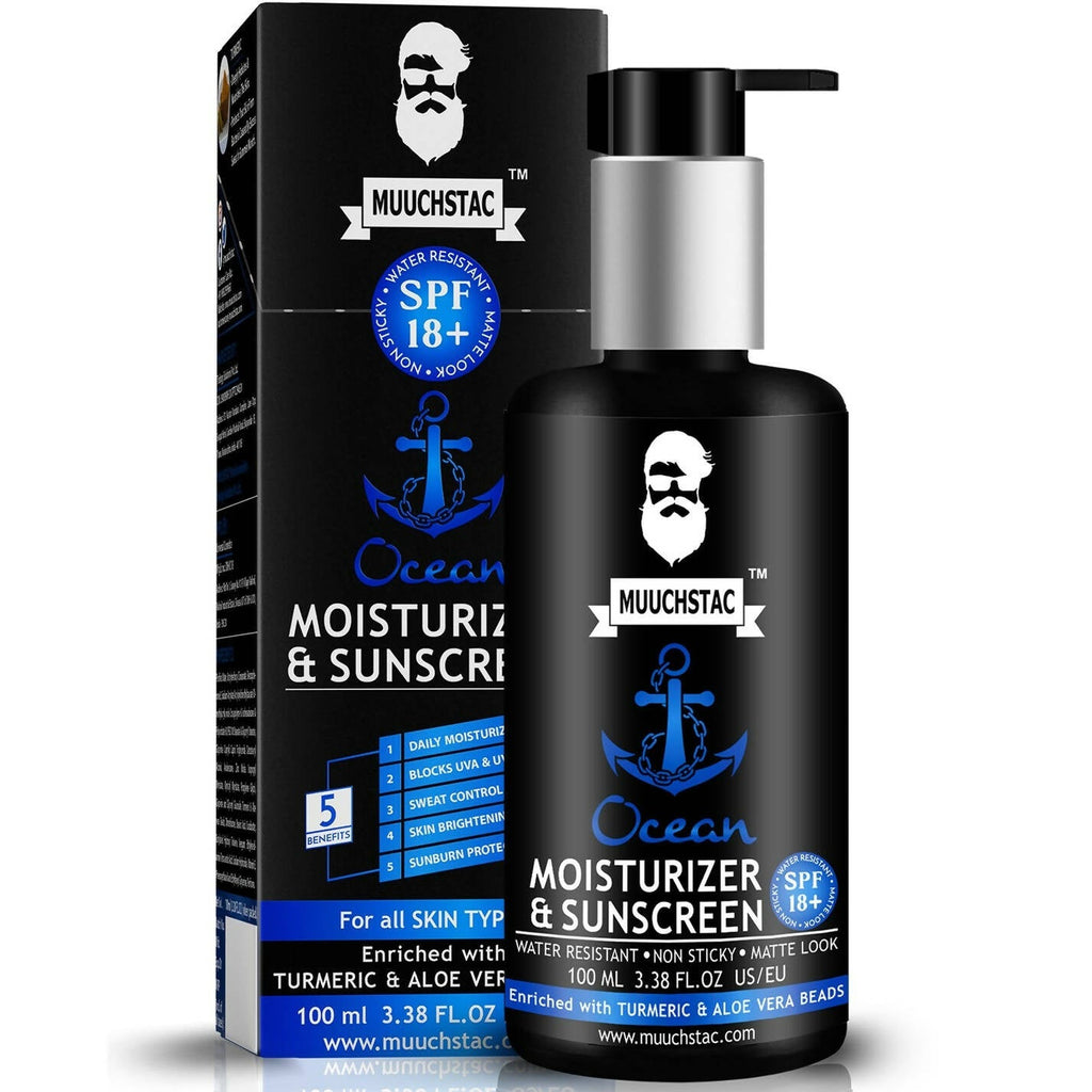 Muuchstac Ocean Moisturizer & Sunscreen For Men | Grocsy