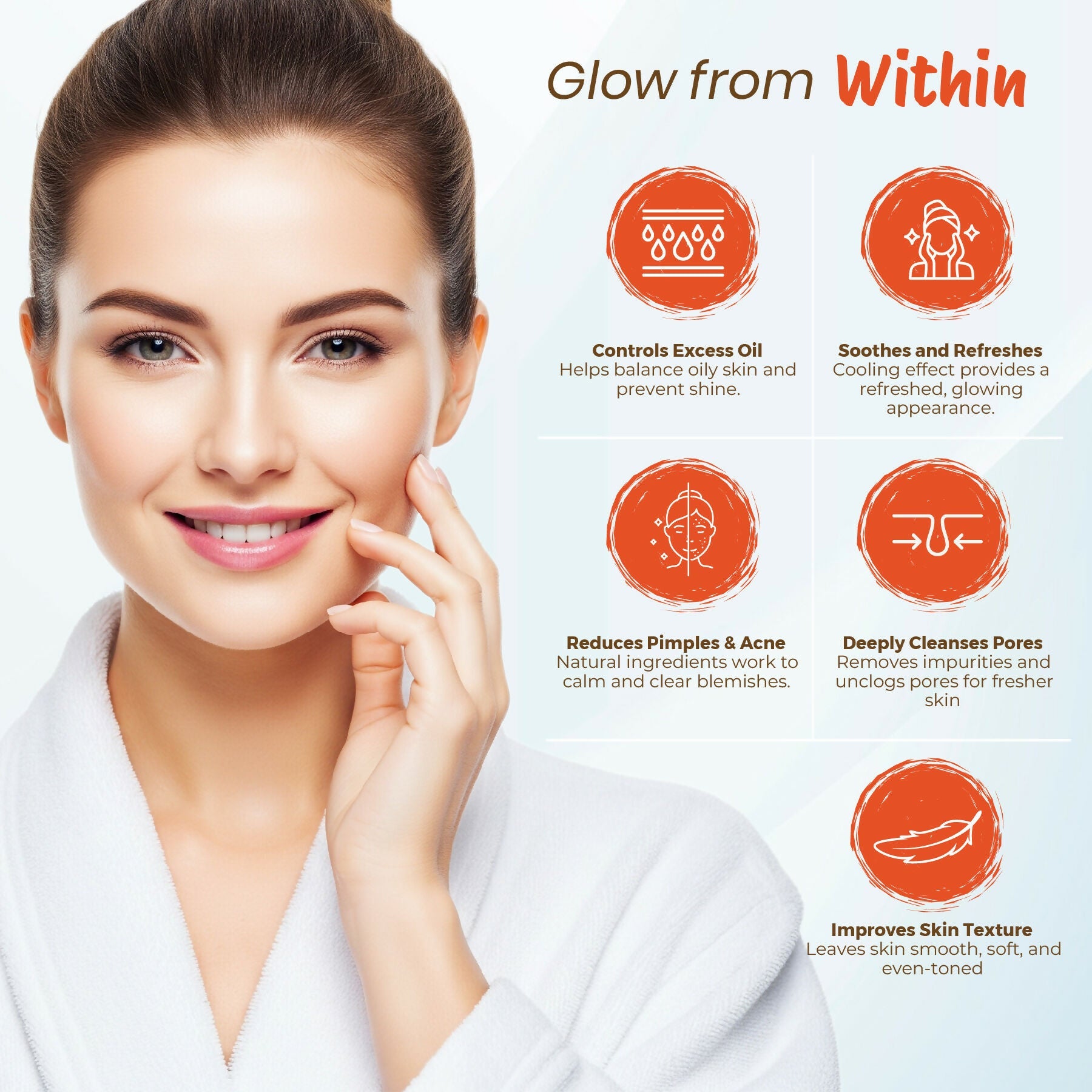 Nisha Papaya Multani Mitti for Face | Skin Brightening Face Pack | Grocsy