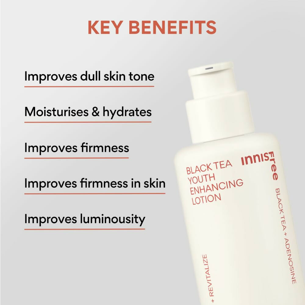 Innisfree Black Tea Youth Enhancing Lotion | Grocsy