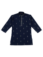 Joban Fashion Kids Island Traditional Ethnic Wear with Silk Sequence Embroidery Kurta and Pyjama Set - Blue | Grocsy