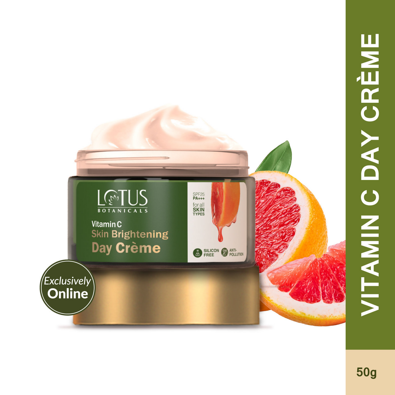 Lotus Botanicals Skin Brightening Day Cream | Grocsy