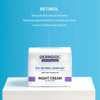 Dermdoc 1% Retinol Complex Night Cream | Grocsy