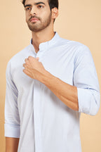 Skii Chinese Collar Shirt by Hilo Design | Grocsy