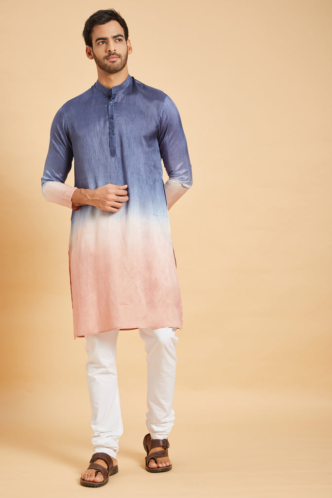 Waikawa Ombre Kurta by Hilo Design | Grocsy