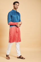 Radical Marino Ombre Kurta by Hilo Design | Grocsy