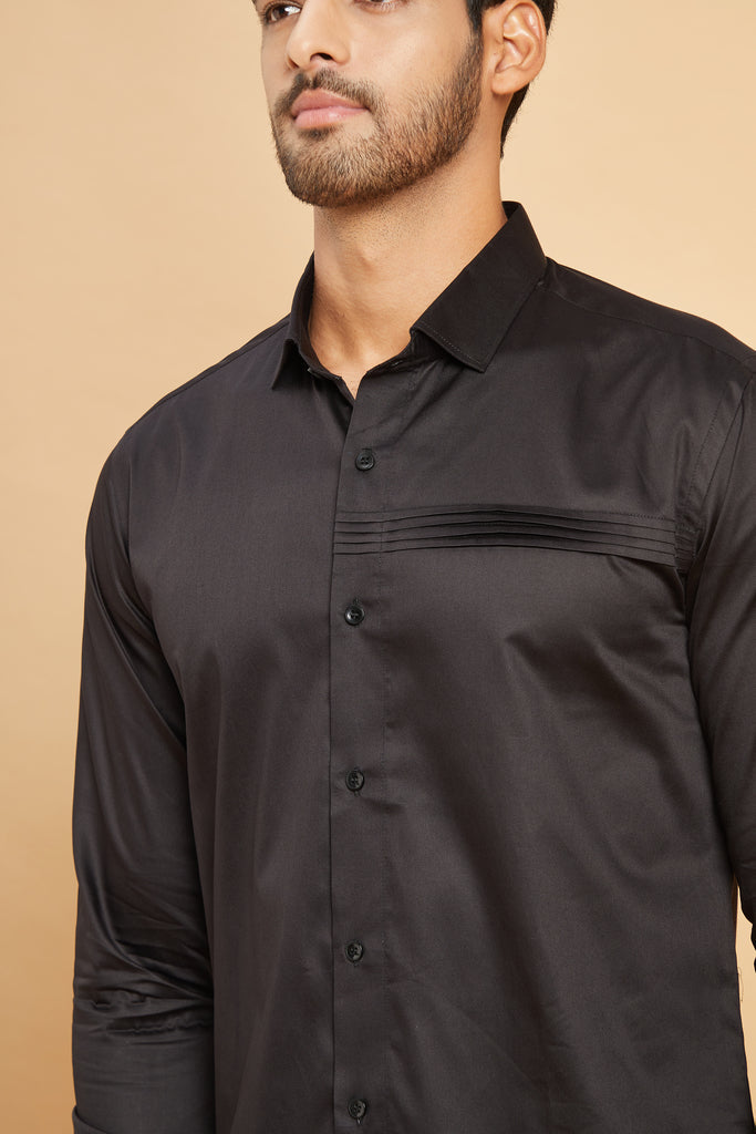 Ragic Pintuck Shirt by Hilo Design | Grocsy
