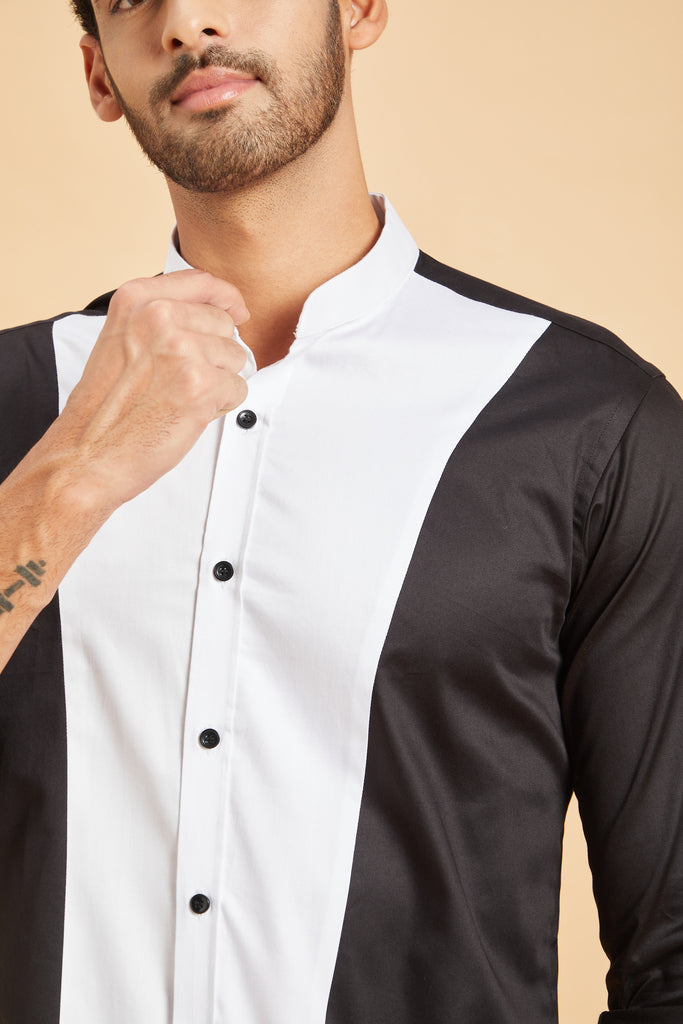 Clear Cut Pattern Designer Men's Shirt by Hilo Design | Grocsy