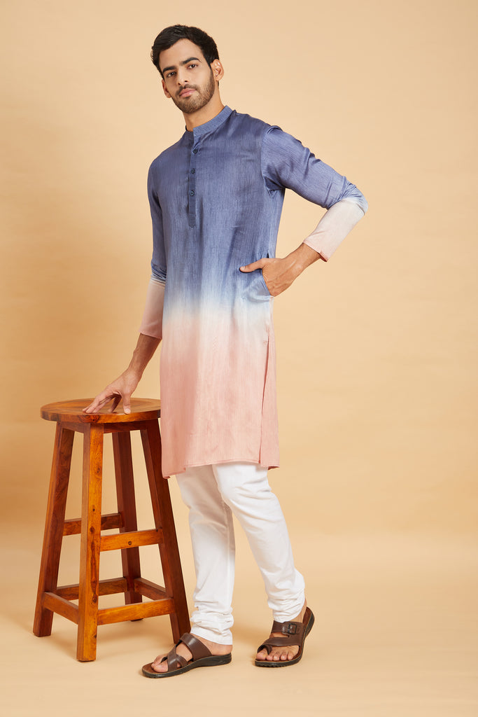 Waikawa Ombre Kurta by Hilo Design | Grocsy
