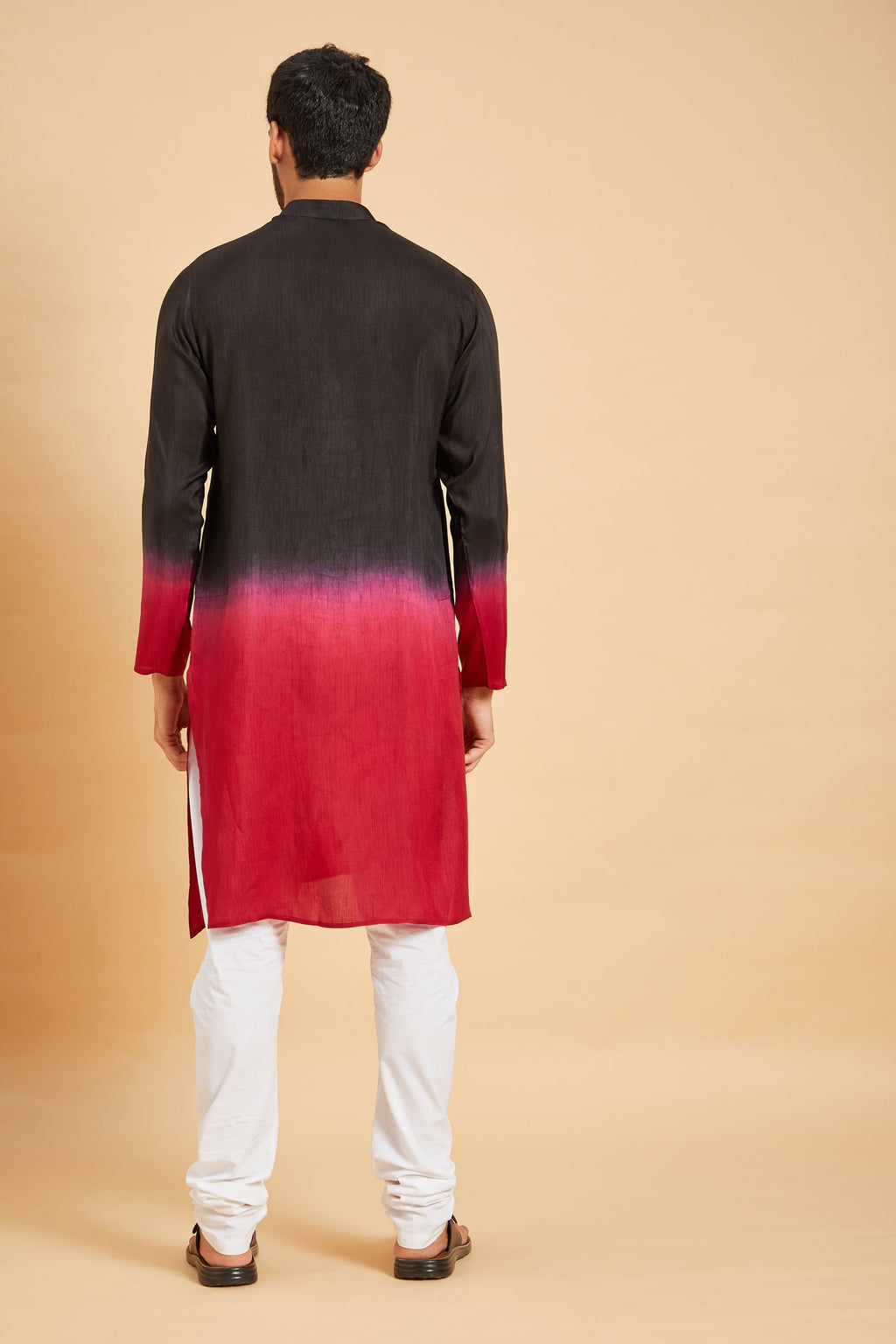 Red Knight Designer Men's Kurta by Hilo Design | Grocsy