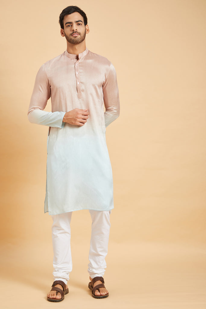 Glidden Ombre Designer Men's kurta by Hilo Design | Grocsy