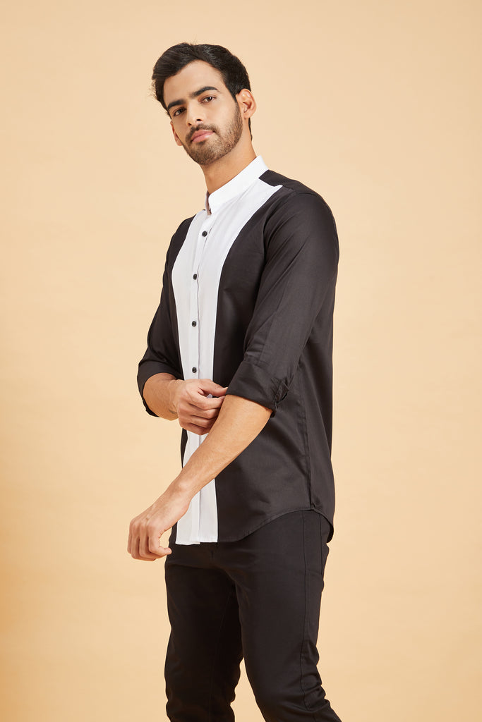 Clear Cut Pattern Designer Men's Shirt by Hilo Design | Grocsy