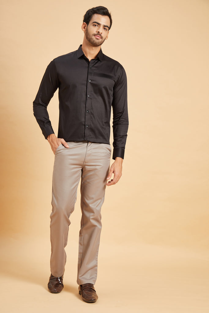 Ragic Pintuck Shirt by Hilo Design | Grocsy