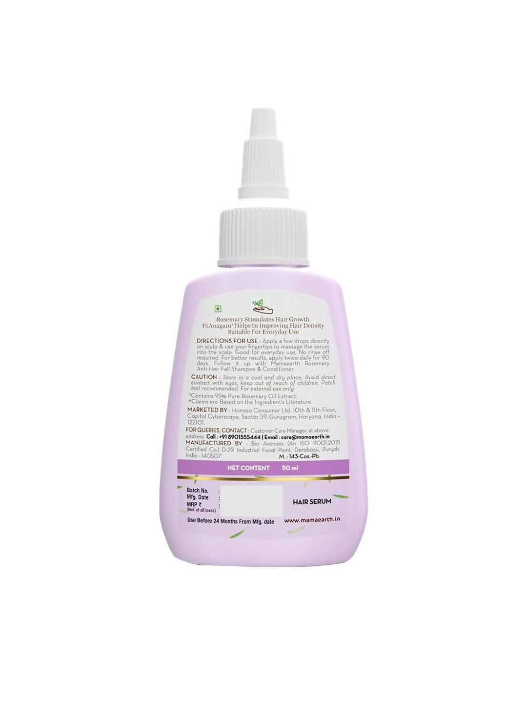 Mamaearth Rosemary Hair Growth Oil & Hair Growth Scalp Serum Combo | Grocsy