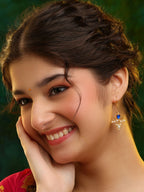 Ruby Raang Neel Noor Earrings Set | Grocsy