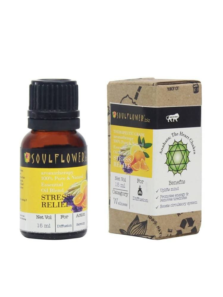 Soulflower Stress Relief Essential Oil | Grocsy