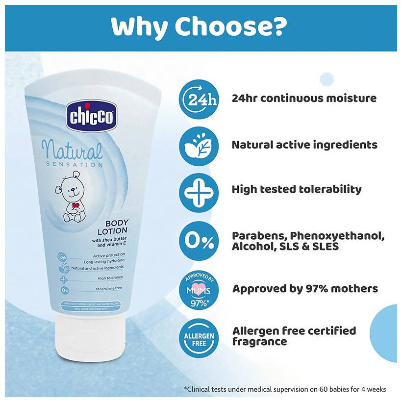 Chicco Natural Sensation Baby Body LotionNatural Sensation Baby Body Lotion | Grocsy