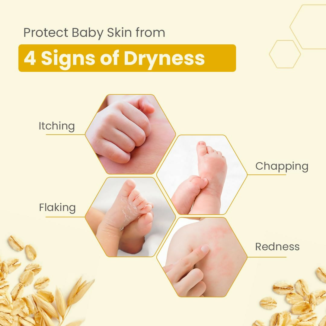 Mother Sparsh Simply Unscented Baby Wash With Natural Oatmeal, Tear Free Formula for Newborn's Sensitive Skin | Grocsy