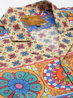 Multicoloured Relaxed Opaque Printed Casual Resort Shirt - Mahotsav | Grocsy