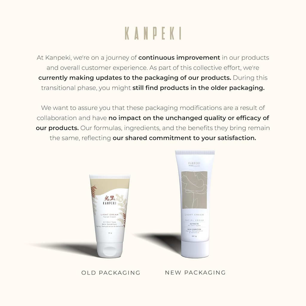 Kanpeki Light Facial Cream Counteracts Signs of Ageing | Grocsy