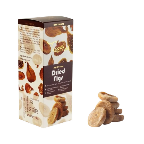 Tassyam Organics Premium Dried Figs - Box | Grocsy