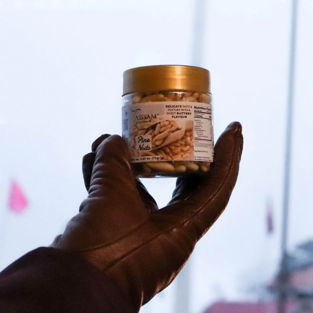 Tassyam Organics Ultra Pine Nuts | Grocsy