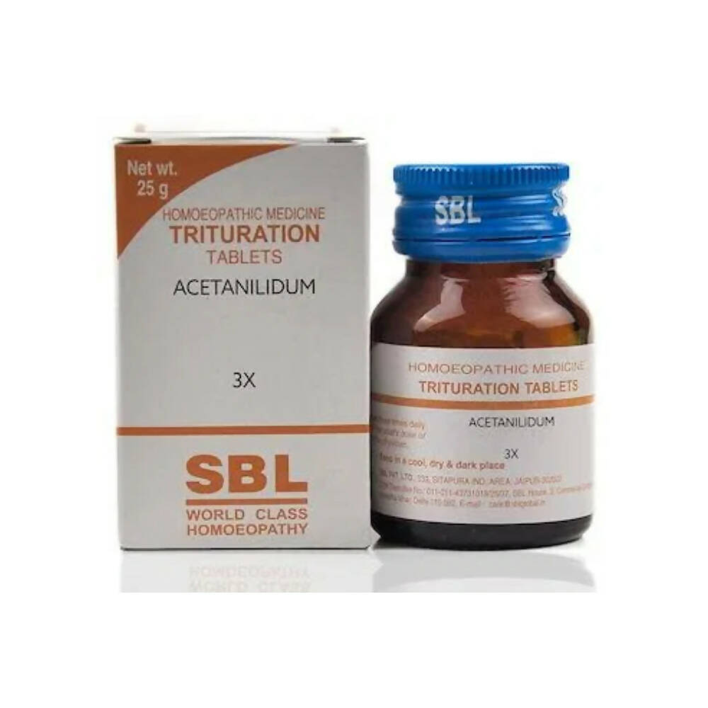 SBL Homeopathy Acetanilidum Trituration Tablets | Grocsy