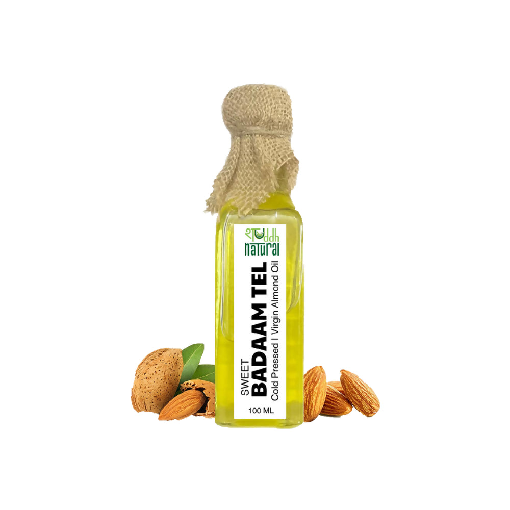 Shuddh Natural Almond Oil Sweet Cold Pressed Baby Massage Oil - Shuddh Natural