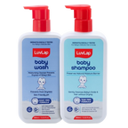 LuvLap Baby Shampoo + Baby Wash Combo Set | Grocsy