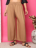 TAG 7 Women Wide Leg Palazzos | Grocsy
