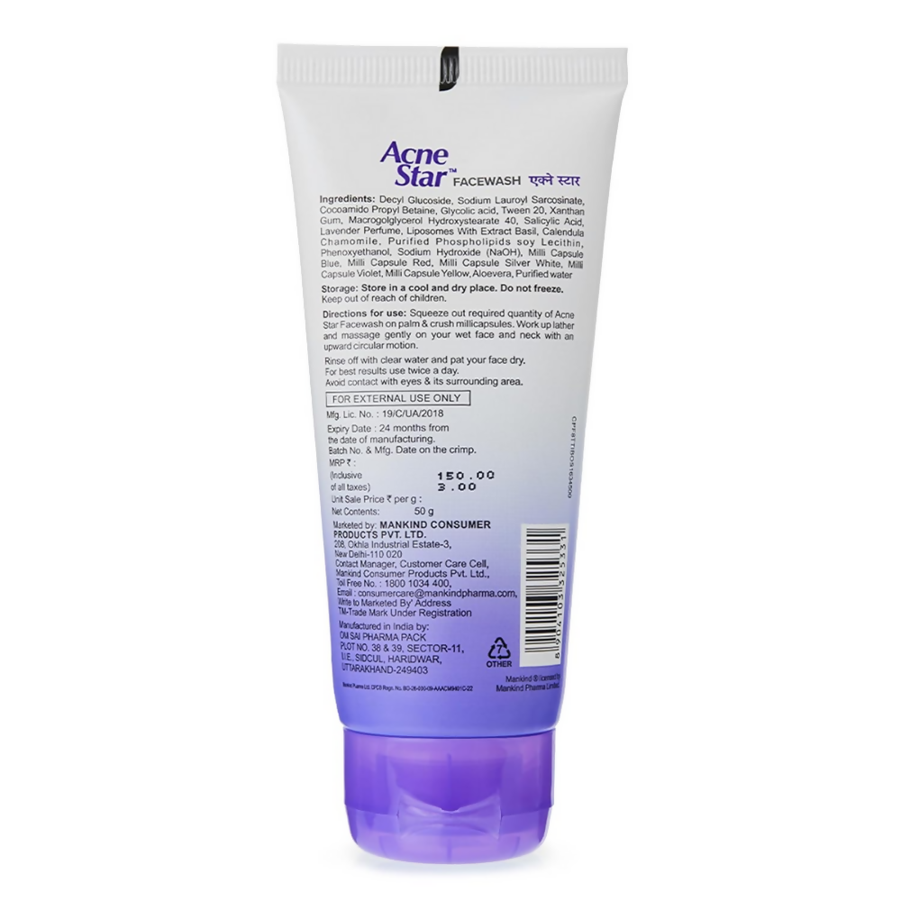 Acnestar Unisex Face Wash | Grocsy