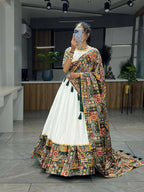 Yash Enterprise Multi Color Rayon Embroidery Semi Stitched Navratri Chaniya Choli | Grocsy