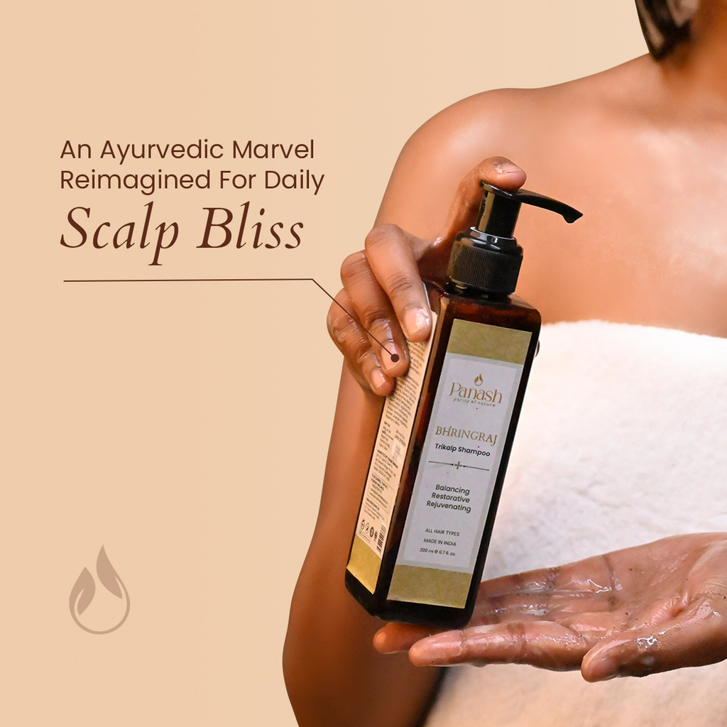 Panash Bhringraj Trikalp Hair Shampoo | Grocsy