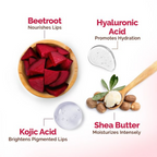 Mamaearth Beetroot Moisture Therapy Lip Balm with Beetroot & Hyaluronic Acid For Dry & Chapped Lips | Grocsy