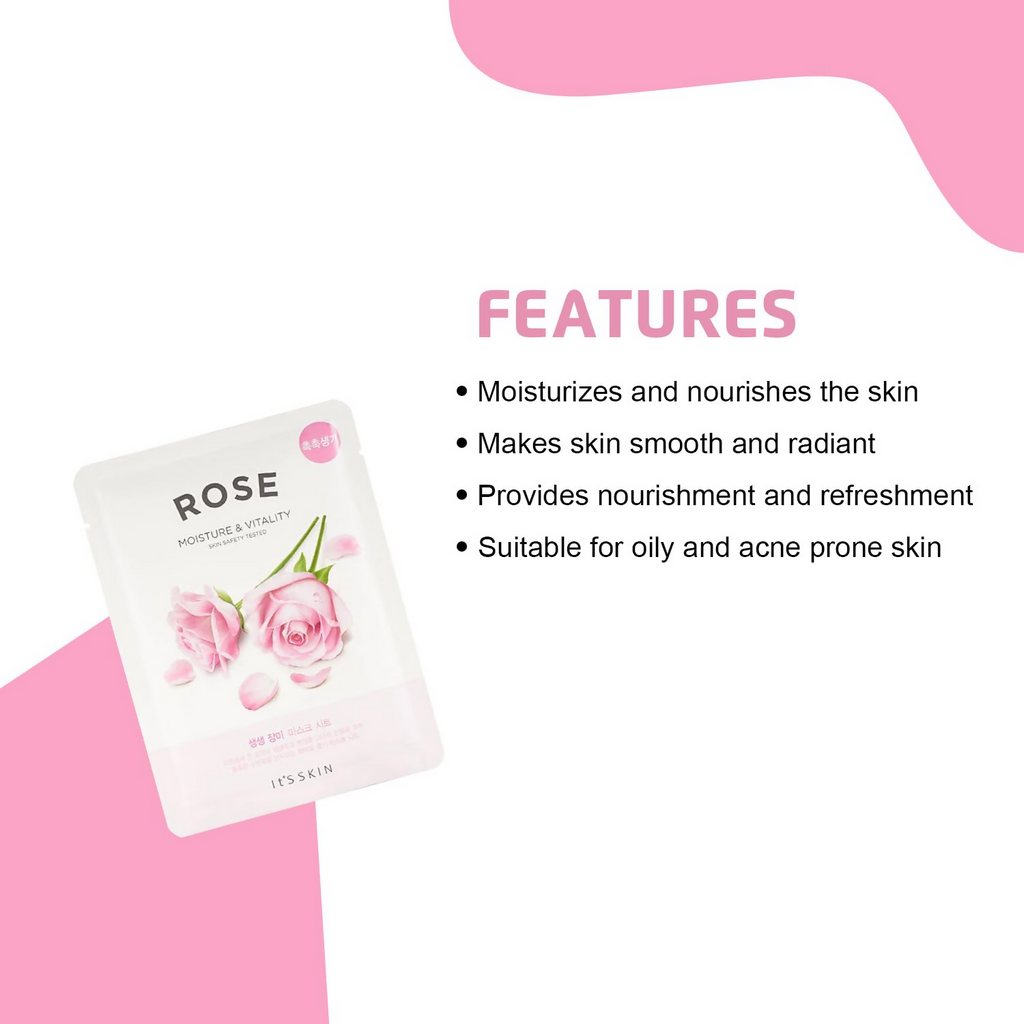It's Skin The Fresh Rose Mask Sheet | Grocsy