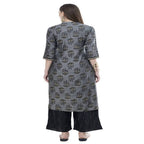 Lagi Women's Black Rayon Straight Printed Kurta & Palazzo (MRP102) | Grocsy
