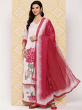 Ahalyaa Women's Traditional wear Kurta Set - Beige | Grocsy