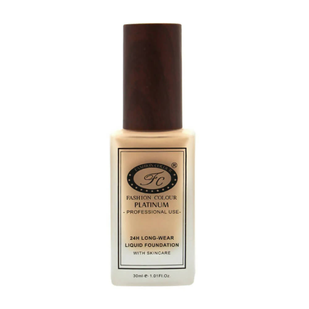Fashion Colour 24HR Long Wear Liquid Foundation-Amber (Dark Yellow) | Grocsy