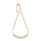 Nuyug 22K Gold Plated Royal Kundan Necklace with Green Stones | Grocsy