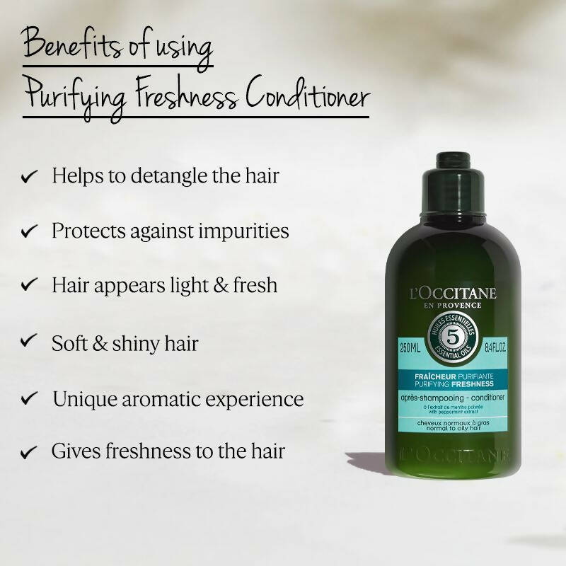 L'Occitane Purifying Freshness Conditioner | Grocsy