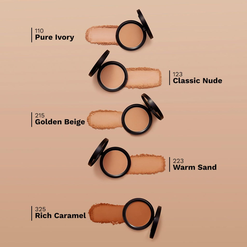 Pilgrim Classic Nude Matte Finish Compact Powder Absorbs Oil, Conceals & Gives Radiant Skin | Grocsy