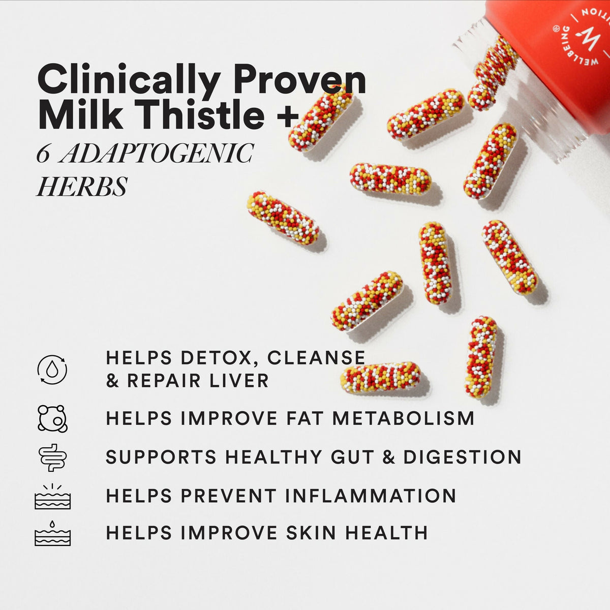 Wellbeing Nutrition Slow Liver Detox Capsules
